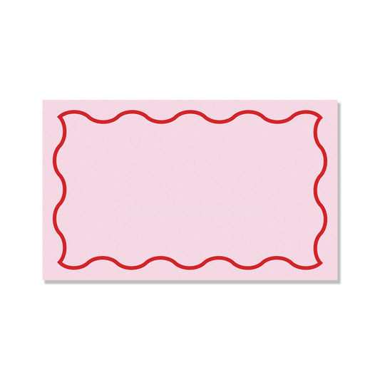 SQUIGGLE PLACE CARDS. (PACK OF 10)
