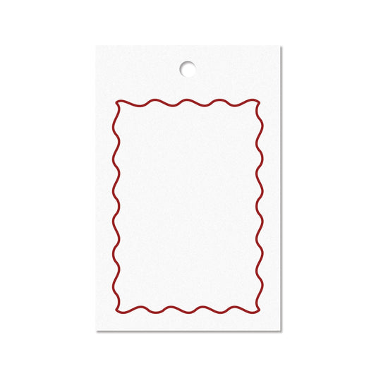 SQUIGGLE GIFT TAGS. (PACK OF 10)