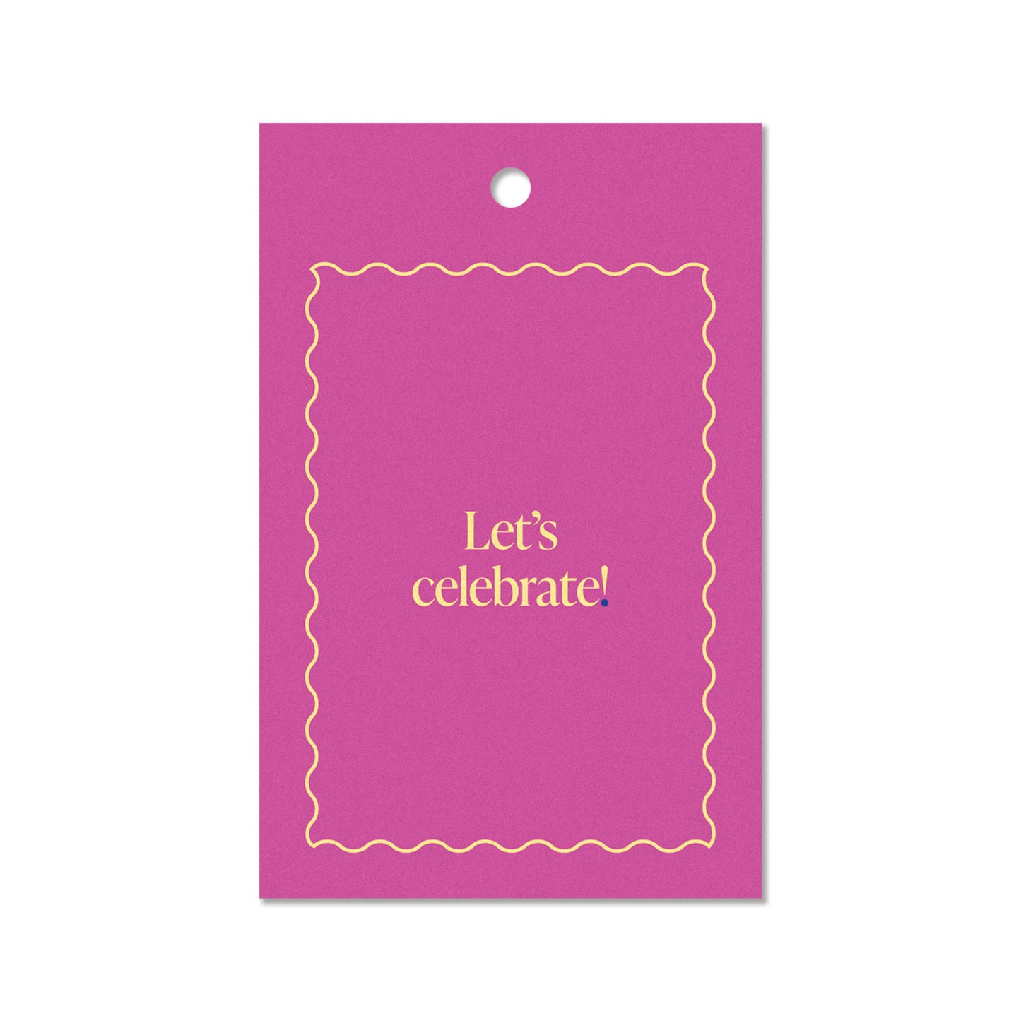 LET'S CELEBRATE! GIFT TAGS. (PACK OF 10)