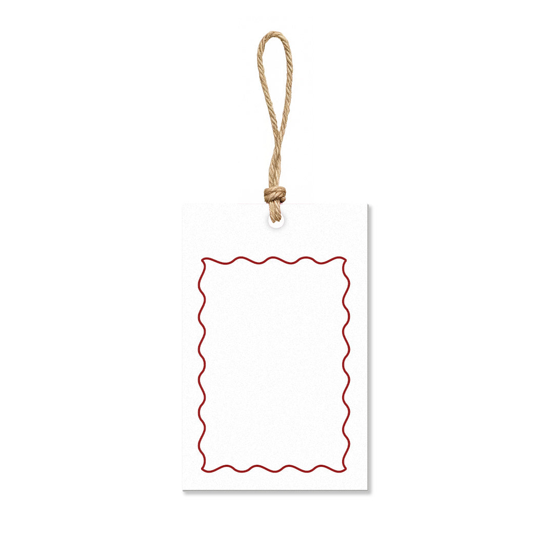 SQUIGGLE GIFT TAGS. (PACK OF 10)