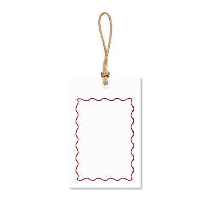 SQUIGGLE GIFT TAGS. (PACK OF 10)