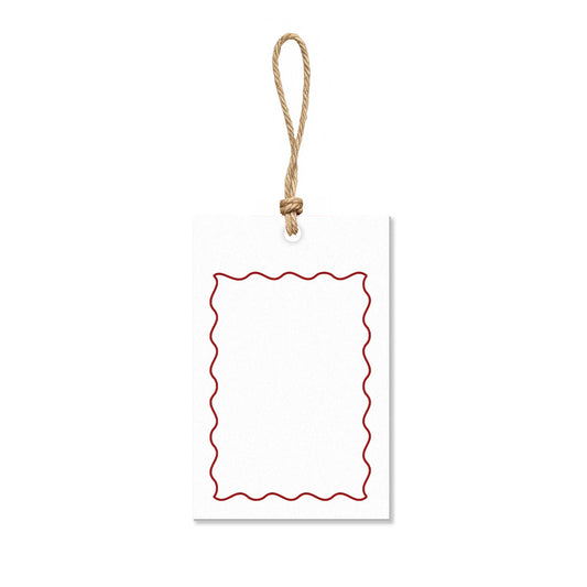 SQUIGGLE GIFT TAGS. (PACK OF 10)