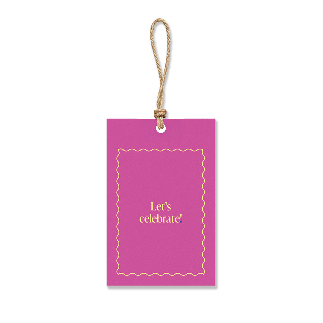 LET'S CELEBRATE! GIFT TAGS. (PACK OF 10)