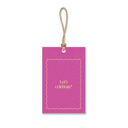 LET'S CELEBRATE! GIFT TAGS. (PACK OF 10)
