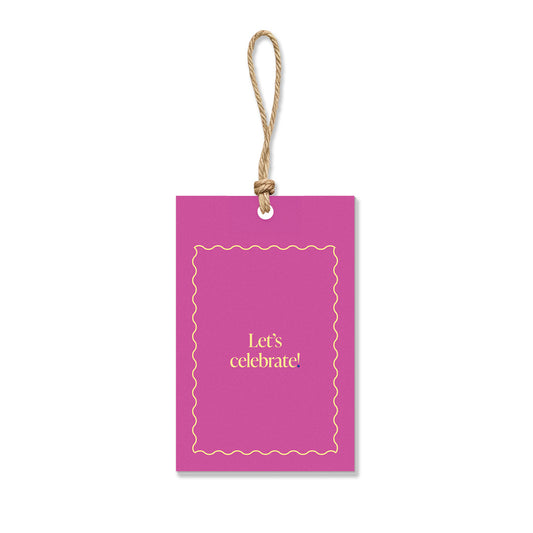LET'S CELEBRATE! GIFT TAGS. (PACK OF 10)