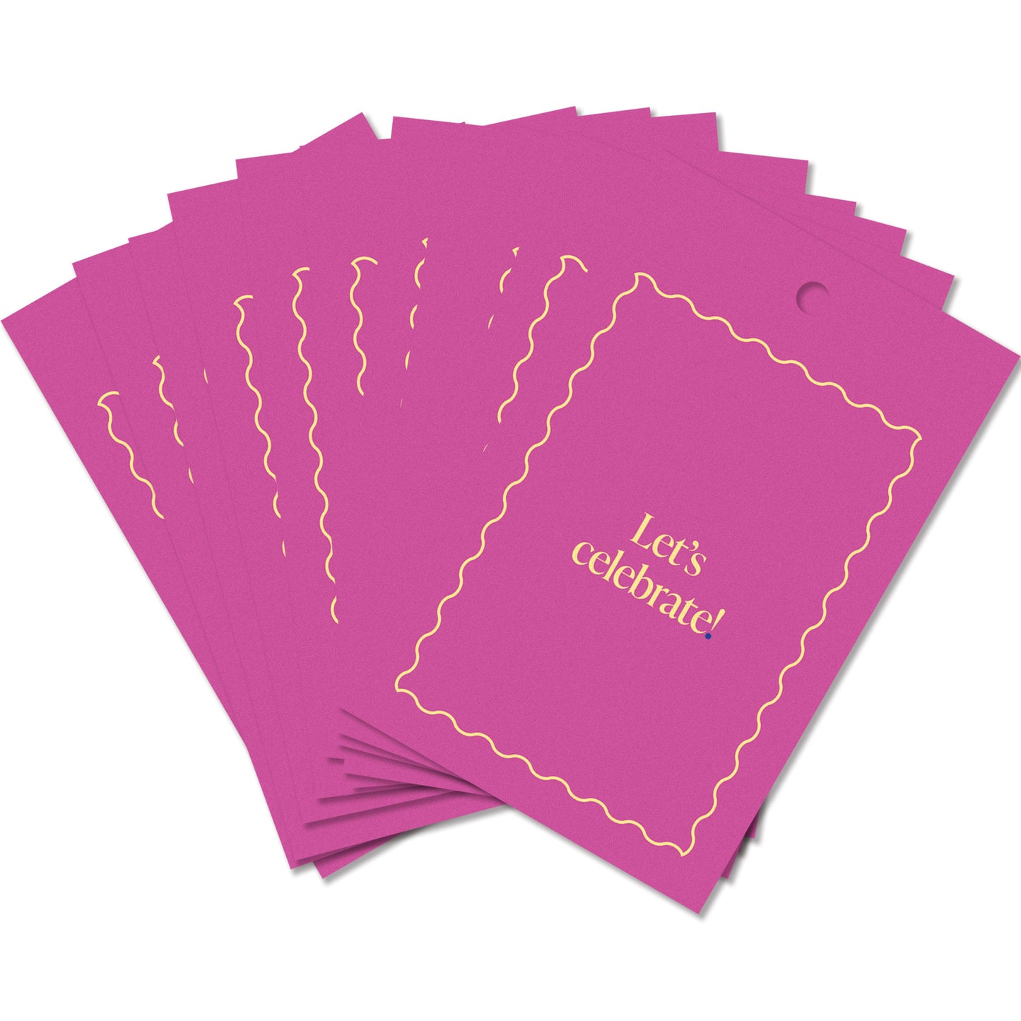LET'S CELEBRATE! GIFT TAGS. (PACK OF 10)